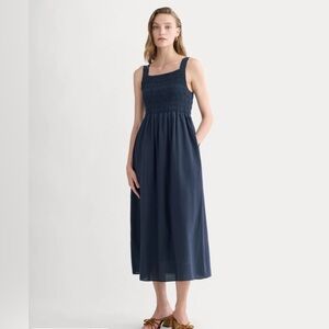 Everlane Organic Cotton The Gauze Smock Dress